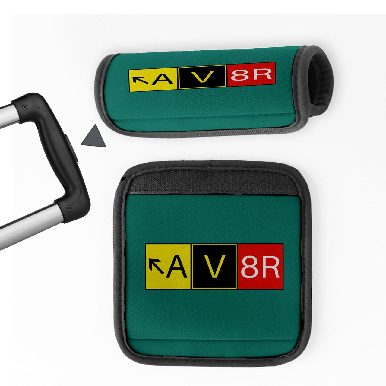 AV8R Designed Neoprene Luggage Handle Covers