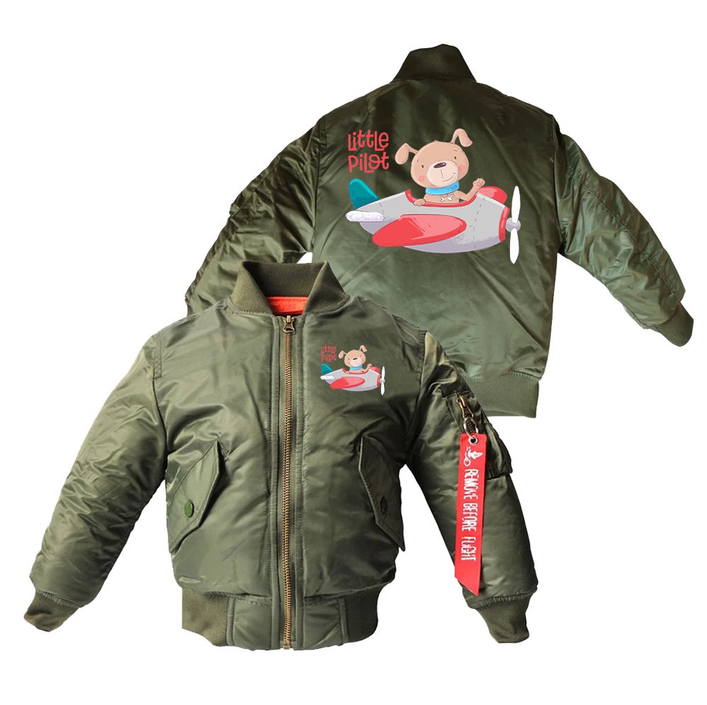 Little Pilot Designed Children Bomber Jackets
