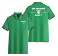 Thumbnail for Gulfstream G650 & Plane Designed Stylish Polo T-Shirts (Double-Side)