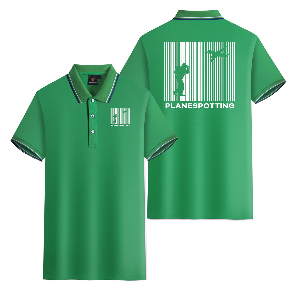 Planespotting Designed Stylish Polo T-Shirts (Double-Side)