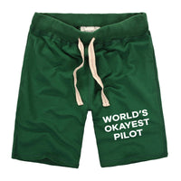 Thumbnail for World's Okayest Pilot Designed Cotton Shorts