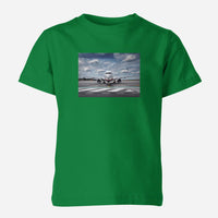 Thumbnail for Amazing Clouds and Boeing 737 NG Designed Children T-Shirts