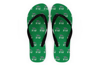 Thumbnail for The McDonnell Douglas F18 Designed Slippers (Flip Flops)