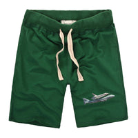 Thumbnail for Space shuttle on 747 Designed Cotton Shorts
