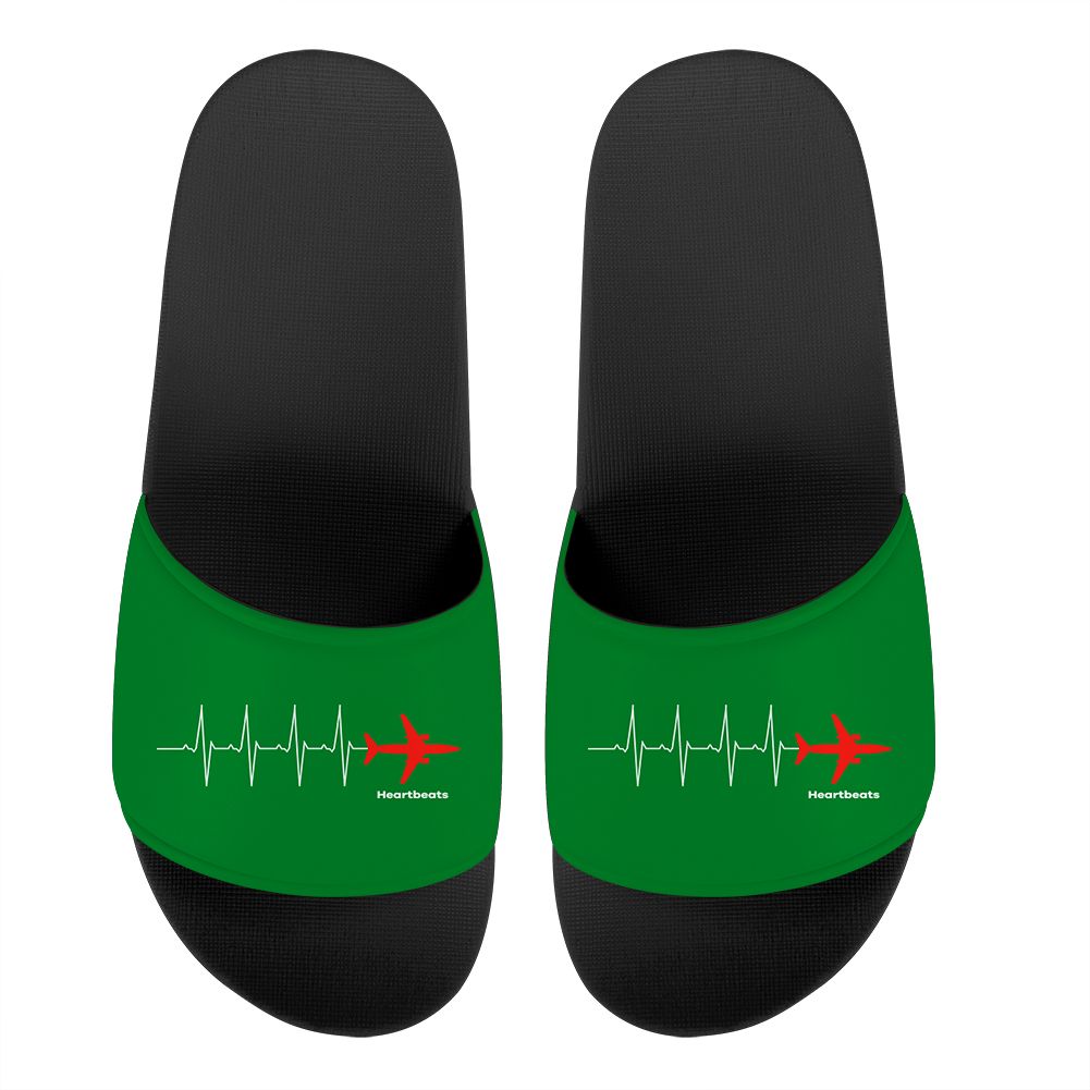 Aviation Heartbeats Designed Sport Slippers