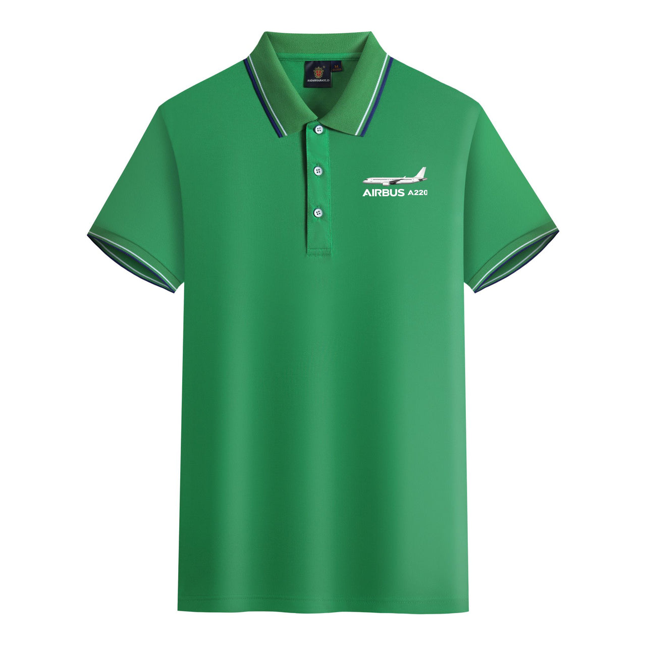 The Airbus A220 Designed Stylish Polo T-Shirts