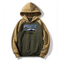 Thumbnail for Amazing View with Blue Angels Aircraft Designed Colourful Hoodies
