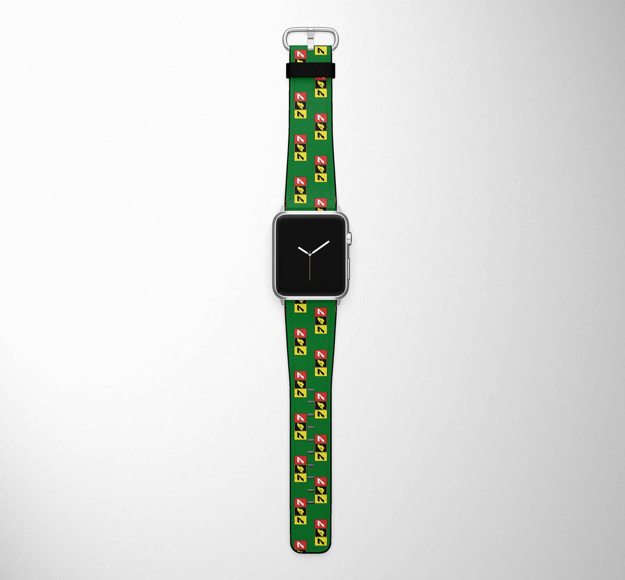 Flat Colourful 747 Designed Leather Apple Watch Straps