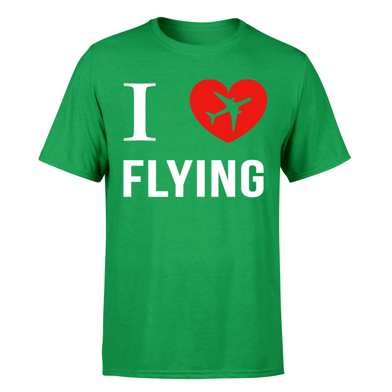 I Love Flying Designed T-Shirts