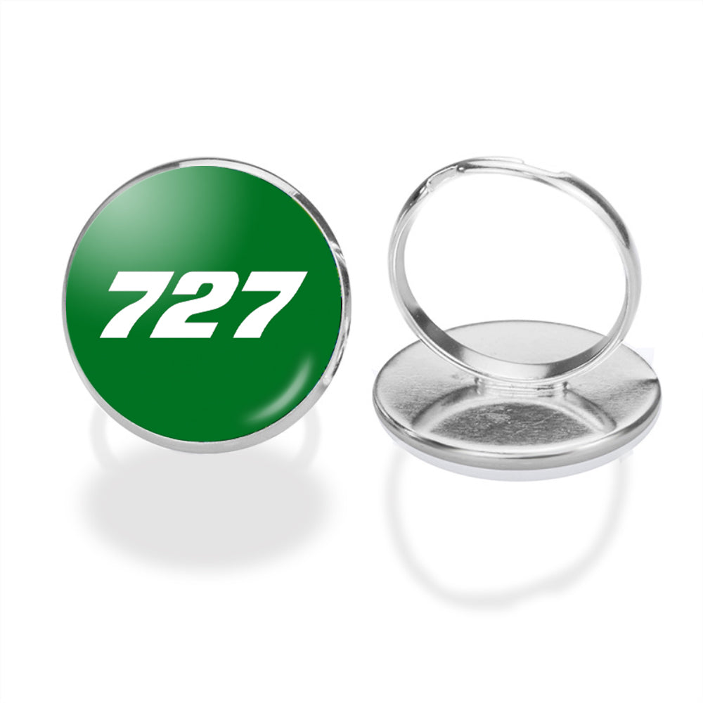 727 Flat Text Designed Rings