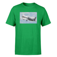 Thumbnail for Departing Airbus A350 (Original Livery) Designed T-Shirts