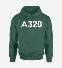 Thumbnail for A320 Flat Text Designed Hoodies