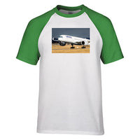 Thumbnail for Lutfhansa A350 Designed Raglan T-Shirts