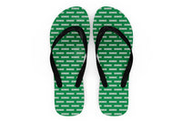 Thumbnail for Cabin Crew Text Designed Slippers (Flip Flops)