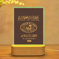 Thumbnail for Qatar Passport Designed Night Lamp