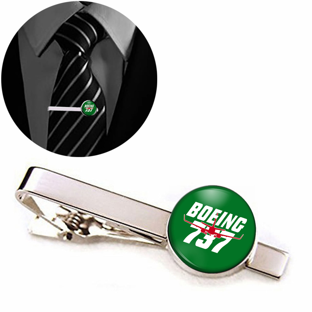 Amazing Boeing 737 Designed Tie Clips