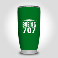 Thumbnail for Boeing 707 & Plane Designed Tumbler Travel Mugs