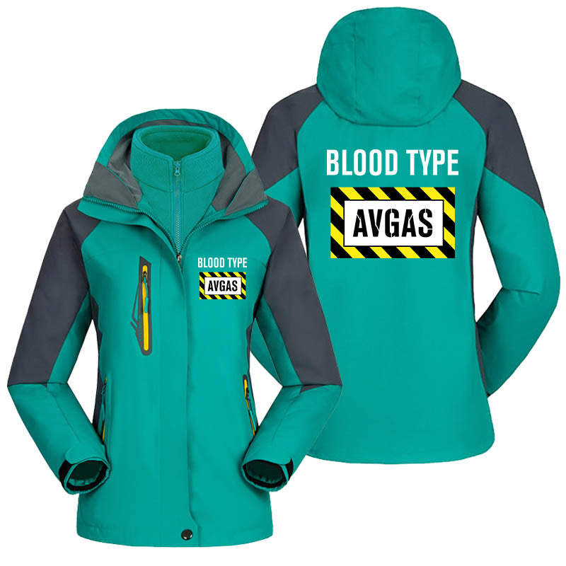 Blood Type AVGAS Designed Thick "WOMEN" Skiing Jackets
