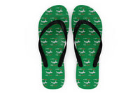 Thumbnail for Let Your Dreams Take Flight Designed Slippers (Flip Flops)
