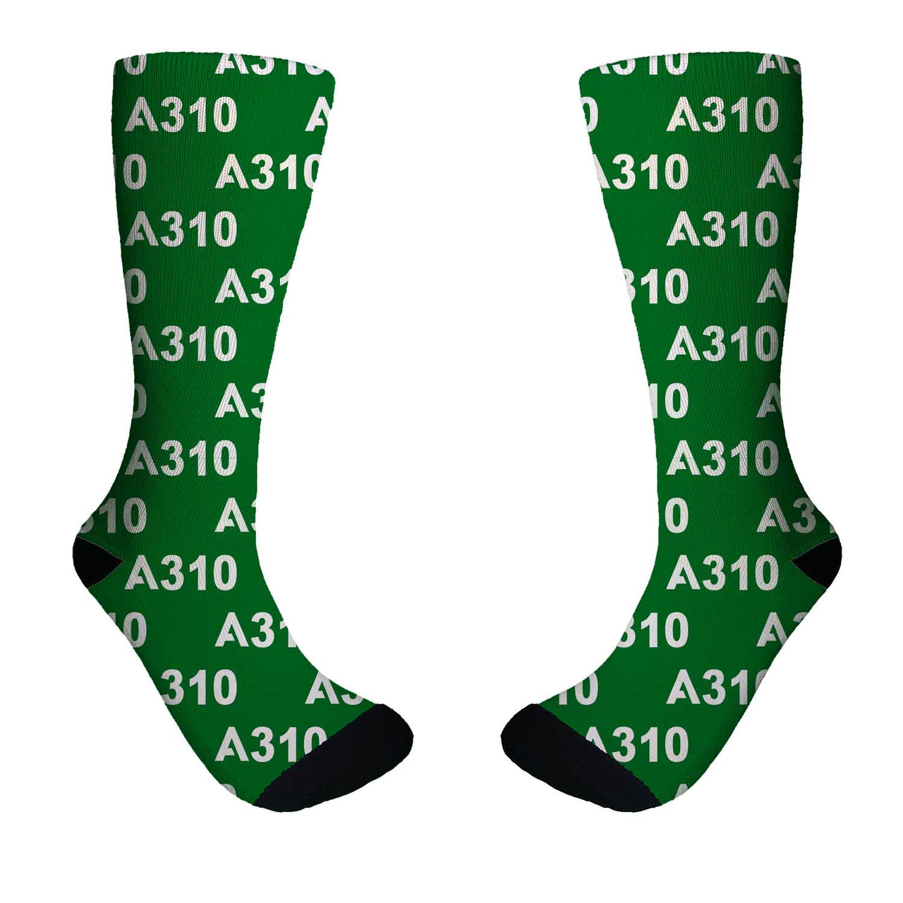 A310 Flat Text Designed Socks