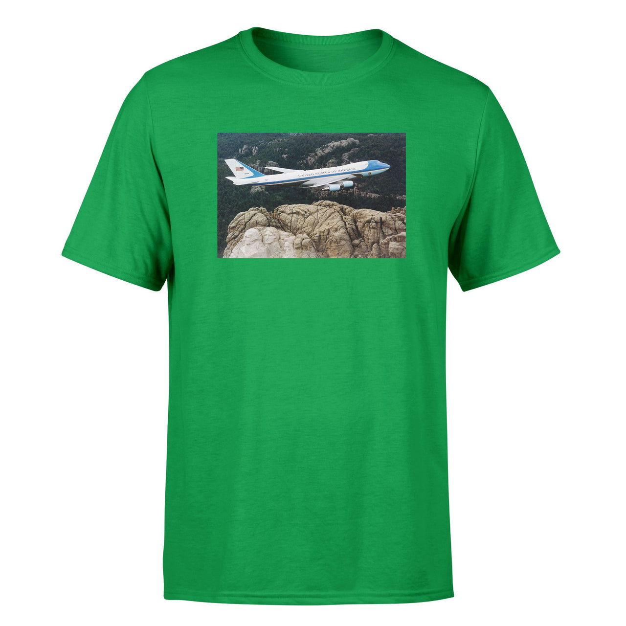 Cruising United States Of America Boeing 747 Designed T-Shirts