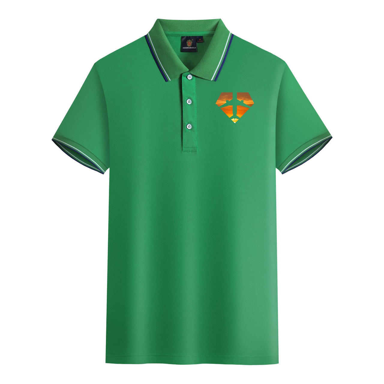 Supermen of The Skies (Sunset) Designed Stylish Polo T-Shirts
