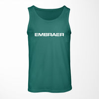 Thumbnail for Embraer & Text Designed Tank Tops