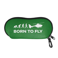 Thumbnail for Born To Fly Helicopter Designed Glasses Bag
