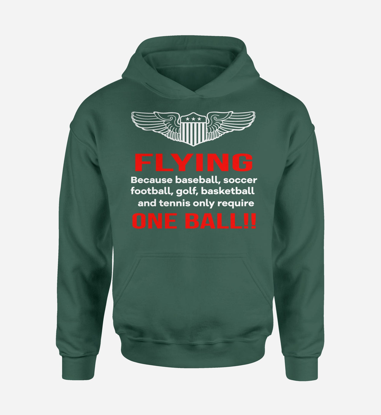 Flying One Ball Designed Hoodies