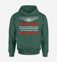 Thumbnail for Flying One Ball Designed Hoodies