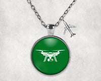Thumbnail for Drone Silhouette Designed Necklaces