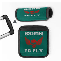 Thumbnail for Born To Fly SKELETON Designed Neoprene Luggage Handle Covers