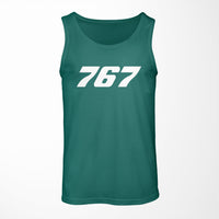 Thumbnail for 767 Flat Text Designed Tank Tops