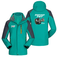 Thumbnail for Boeing 747 & GENX Engine Designed Thick Skiing Jackets