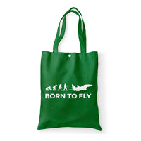 Thumbnail for Born To Fly Military Designed Tote Bags