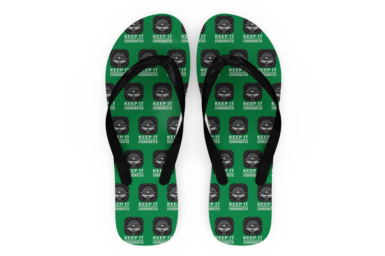Keep It Coordinated Designed Slippers (Flip Flops)