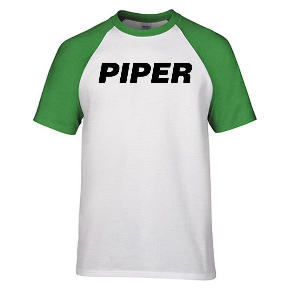 Piper & Text Designed Raglan T-Shirts