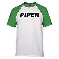 Thumbnail for Piper & Text Designed Raglan T-Shirts