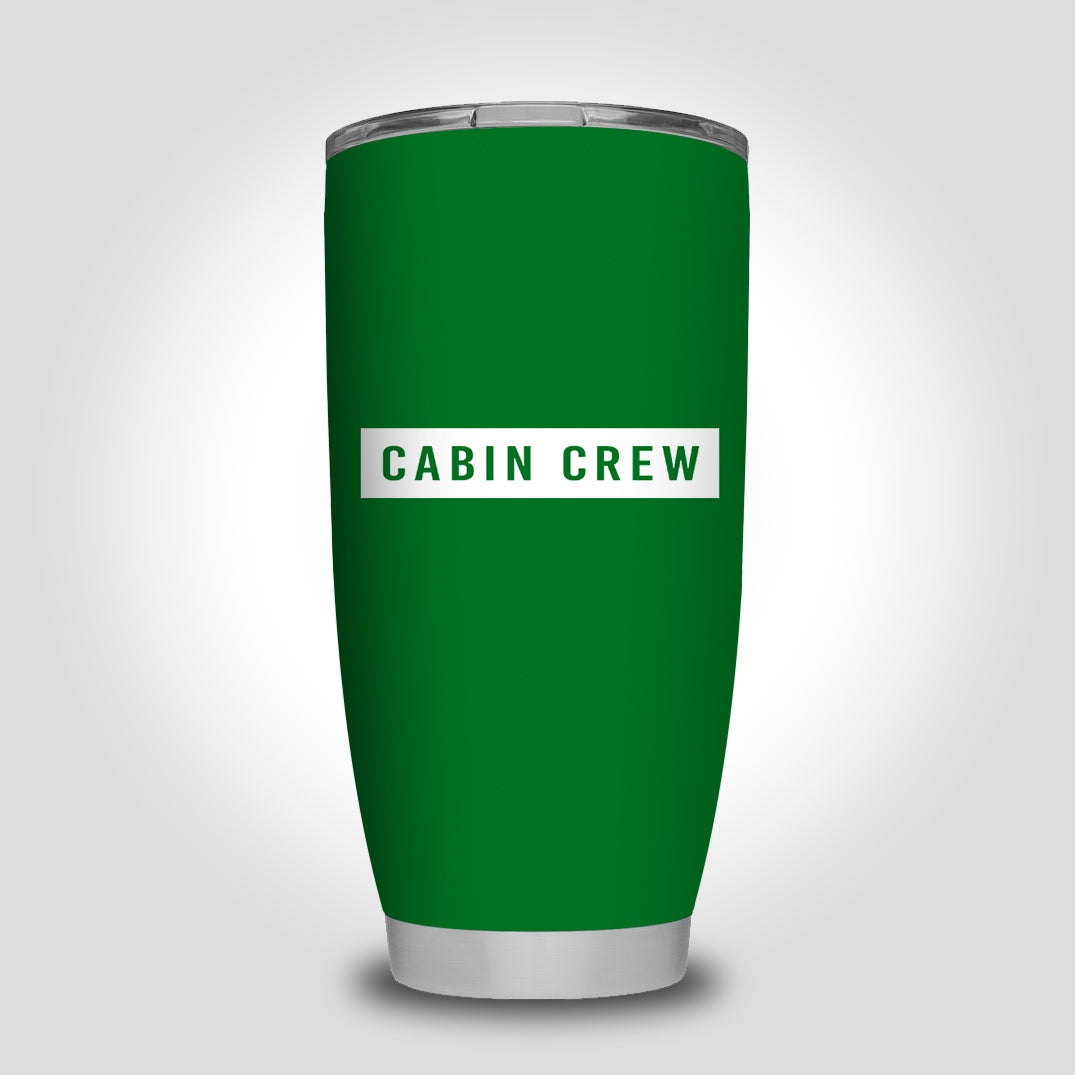Cabin Crew Text Designed Tumbler Travel Mugs