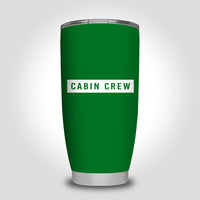Thumbnail for Cabin Crew Text Designed Tumbler Travel Mugs