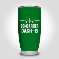 Thumbnail for Bombardier Dash-8 & Plane Designed Tumbler Travel Mugs
