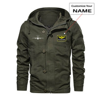 Thumbnail for Ilyushin IL-76 Silhouette Designed Cotton Jackets