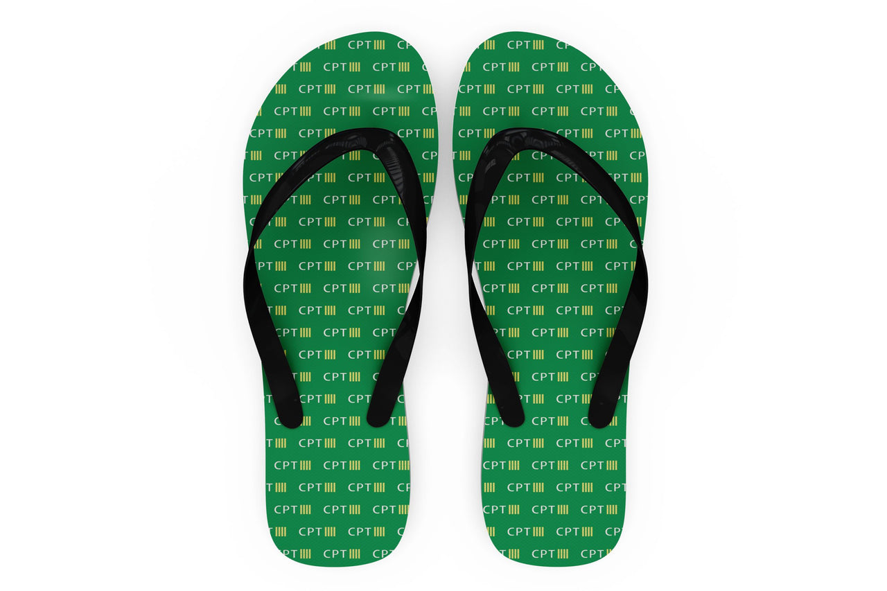 CPT & 4 Lines Designed Slippers (Flip Flops)