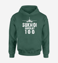 Thumbnail for Sukhoi Superjet 100 & Plane Designed Hoodies