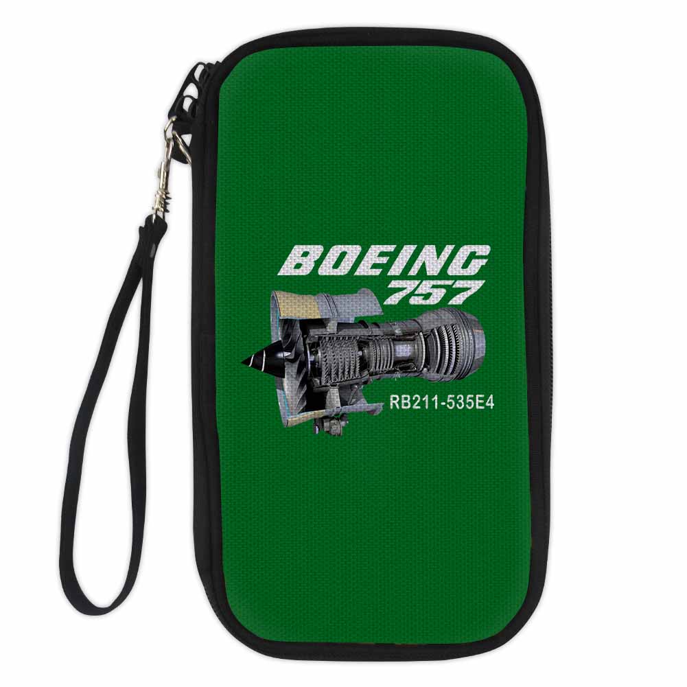 Boeing 757 & Rolls Royce Engine (RB211) Designed Travel Cases & Wallets