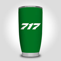Thumbnail for 717 Flat Text Designed Tumbler Travel Mugs
