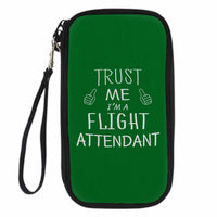 Thumbnail for Trust Me I'm a Flight Attendant Designed Travel Cases & Wallets