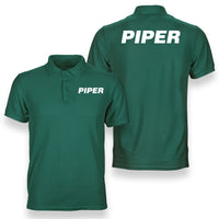 Thumbnail for Piper & Text Designed Double Side Polo T-Shirts