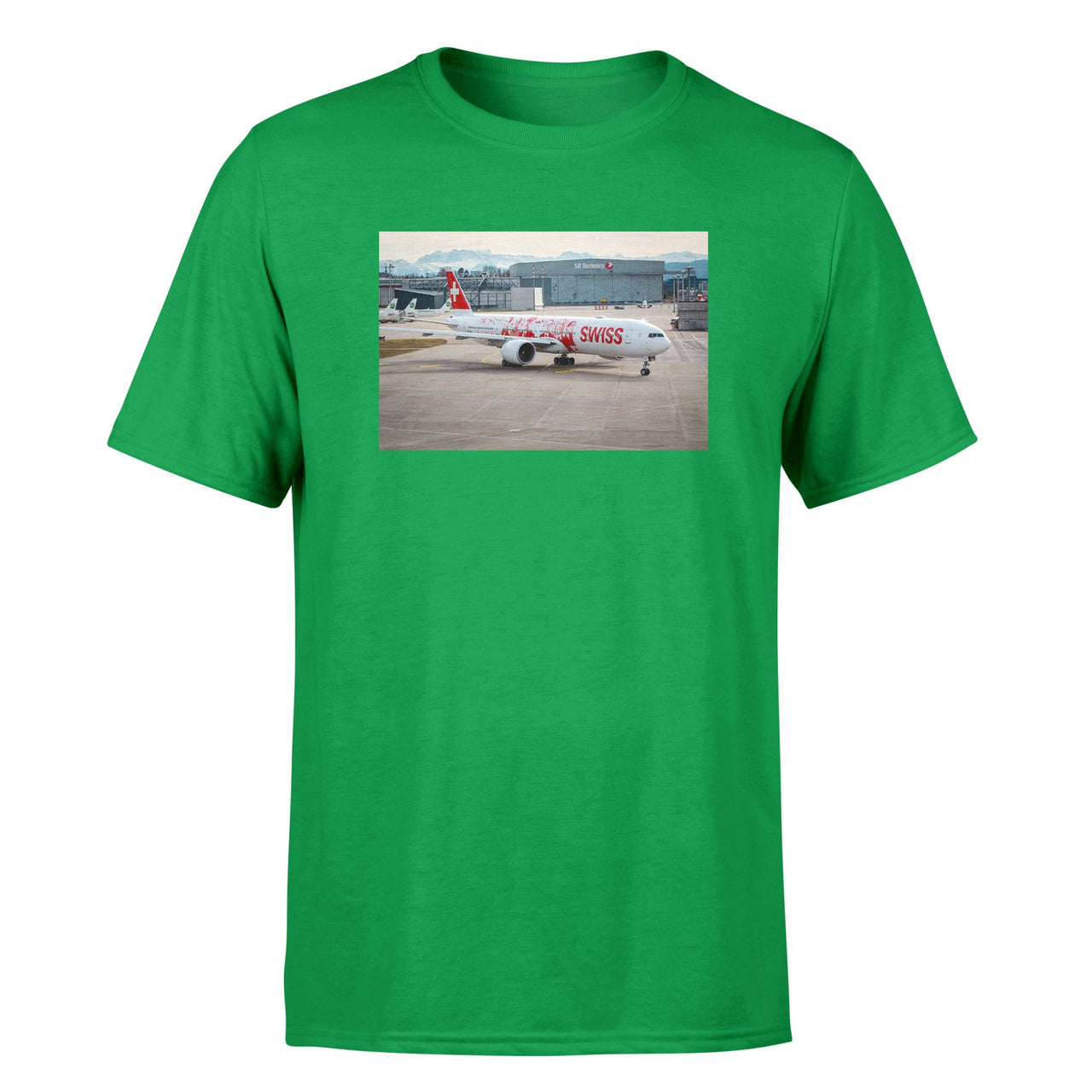 Boeing 777 Swiss Foto Designed T-Shirts