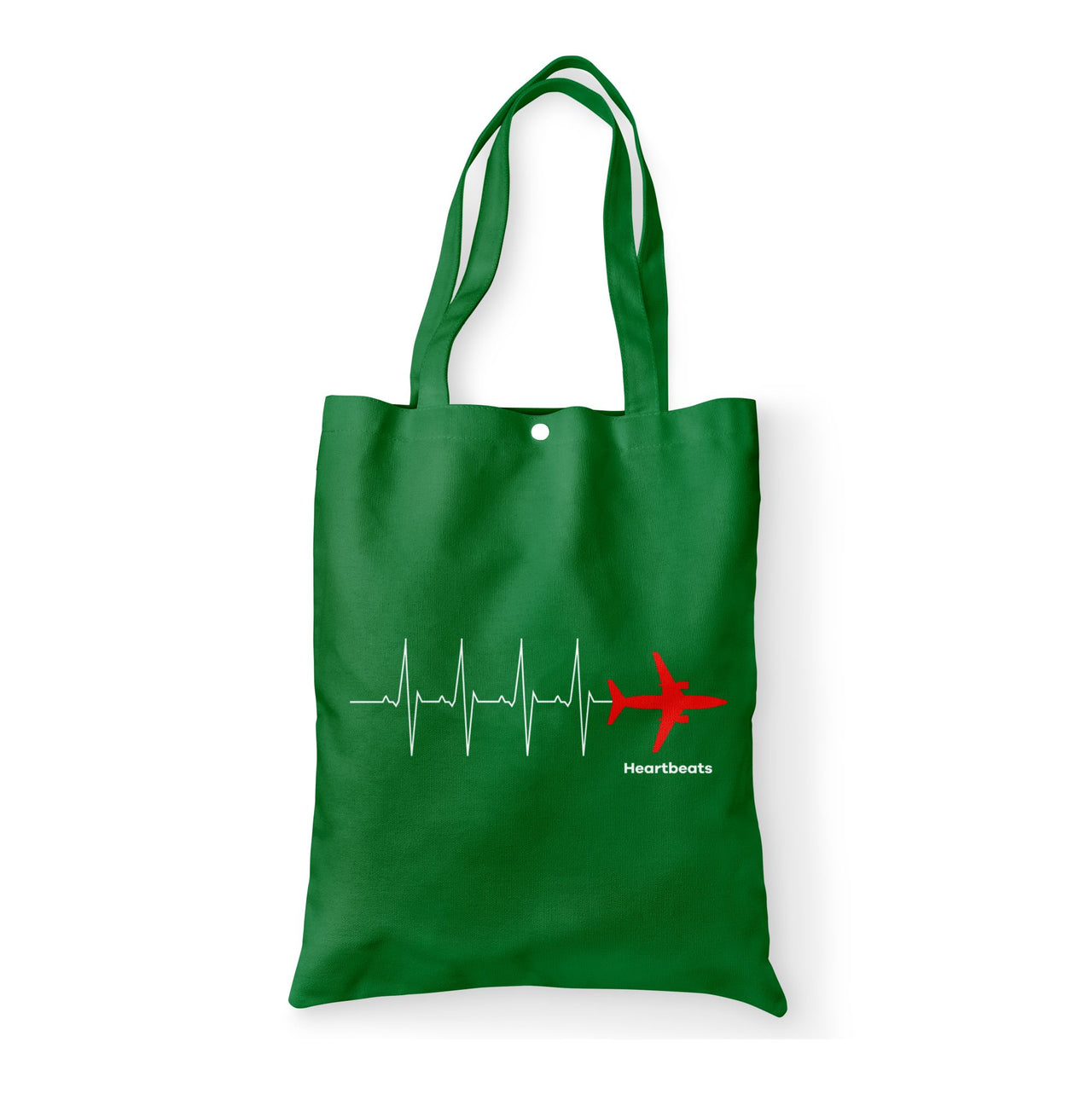 Aviation Heartbeats Designed Tote Bags